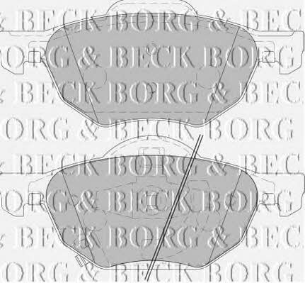 Borg & beck BBP1883 Brake Pad Set, disc brake BBP1883