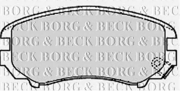 Borg & beck BBP1884 Brake Pad Set, disc brake BBP1884