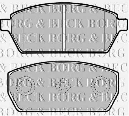 Borg & beck BBP1890 Brake Pad Set, disc brake BBP1890