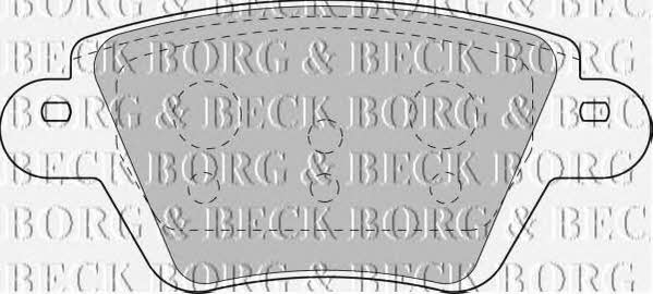Borg & beck BBP1892 Brake Pad Set, disc brake BBP1892