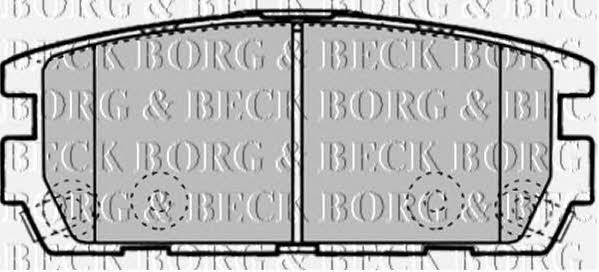 Borg & beck BBP1893 Brake Pad Set, disc brake BBP1893