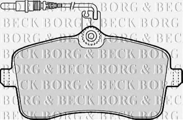 Borg & beck BBP1897 Brake Pad Set, disc brake BBP1897