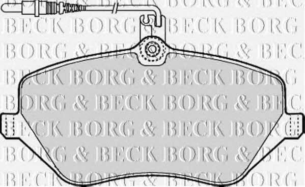 Borg & beck BBP1898 Brake Pad Set, disc brake BBP1898