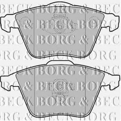 Borg & beck BBP1903 Brake Pad Set, disc brake BBP1903