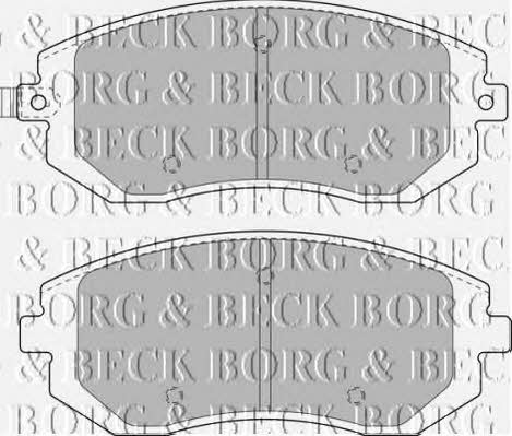 Borg & beck BBP1905 Brake Pad Set, disc brake BBP1905