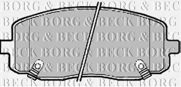 Borg & beck BBP1910 Brake Pad Set, disc brake BBP1910