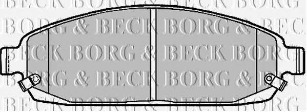 Borg & beck BBP1911 Brake Pad Set, disc brake BBP1911