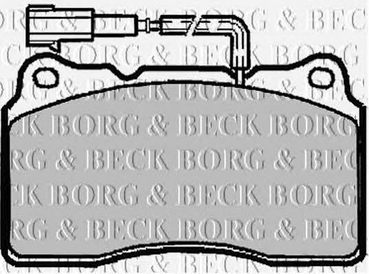 Borg & beck BBP1918 Brake Pad Set, disc brake BBP1918