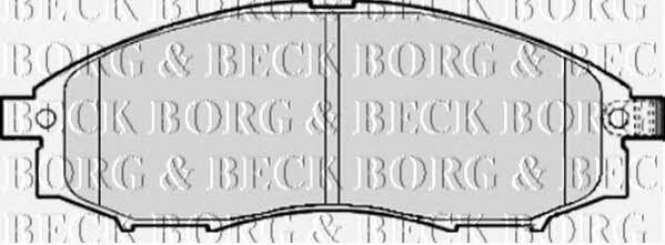 Borg & beck BBP1922 Brake Pad Set, disc brake BBP1922