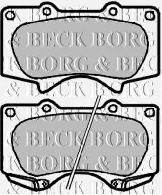 Borg & beck BBP1927 Brake Pad Set, disc brake BBP1927