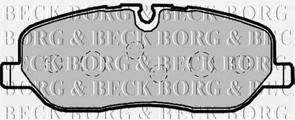 Borg & beck BBP1929 Brake Pad Set, disc brake BBP1929