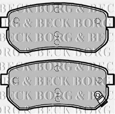 Borg & beck BBP1932 Brake Pad Set, disc brake BBP1932