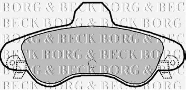 Borg & beck BBP1934 Brake Pad Set, disc brake BBP1934