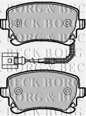 Borg & beck BBP1939 Brake Pad Set, disc brake BBP1939