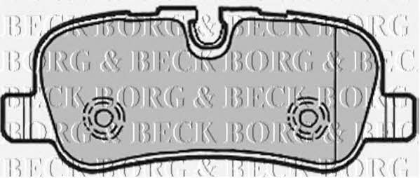Borg & beck BBP1941 Brake Pad Set, disc brake BBP1941