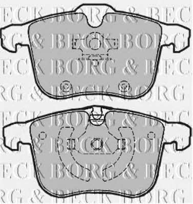 Borg & beck BBP1942 Brake Pad Set, disc brake BBP1942