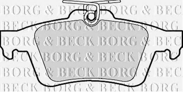Borg & beck BBP1943 Brake Pad Set, disc brake BBP1943