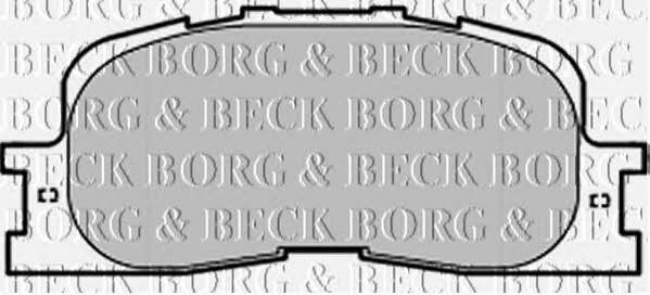 Borg & beck BBP1952 Brake Pad Set, disc brake BBP1952