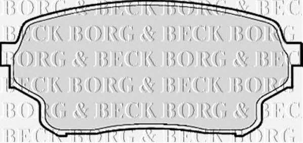 Borg & beck BBP1953 Brake Pad Set, disc brake BBP1953