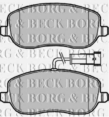 Borg & beck BBP1954 Brake Pad Set, disc brake BBP1954