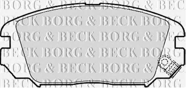 Borg & beck BBP1956 Brake Pad Set, disc brake BBP1956