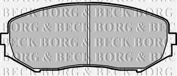 Borg & beck BBP1957 Brake Pad Set, disc brake BBP1957