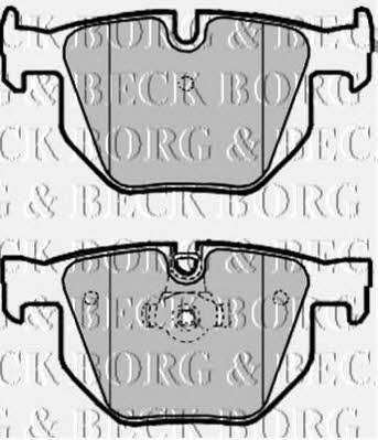 Borg & beck BBP1961 Brake Pad Set, disc brake BBP1961