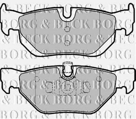 Borg & beck BBP1963 Brake Pad Set, disc brake BBP1963