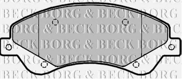 Borg & beck BBP1965 Brake Pad Set, disc brake BBP1965