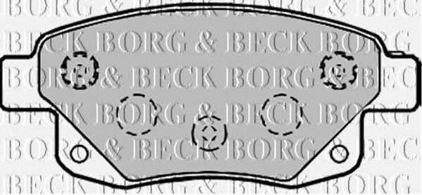 Borg & beck BBP1966 Brake Pad Set, disc brake BBP1966