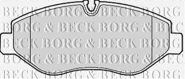 Borg & beck BBP1974 Brake Pad Set, disc brake BBP1974