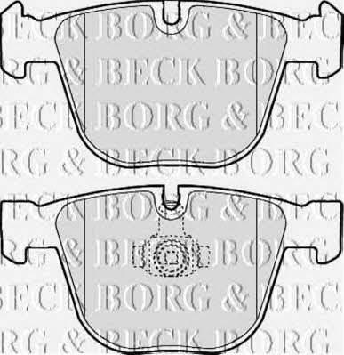 Borg & beck BBP1977 Brake Pad Set, disc brake BBP1977