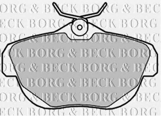 Borg & beck BBP1989 Brake Pad Set, disc brake BBP1989