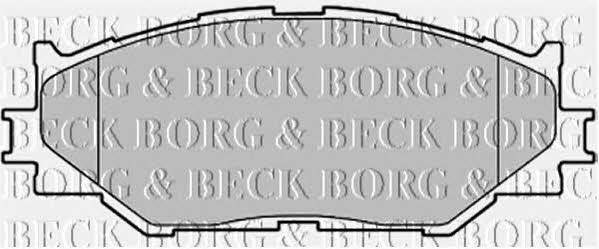 Borg & beck BBP1993 Brake Pad Set, disc brake BBP1993
