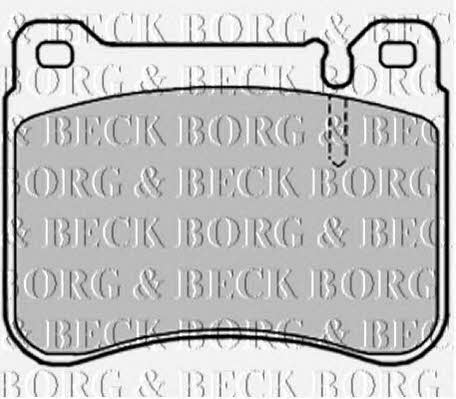 Borg & beck BBP1998 Brake Pad Set, disc brake BBP1998