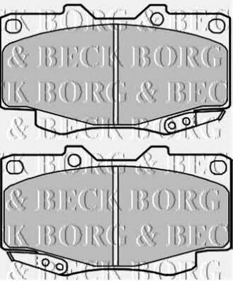 Borg & beck BBP2002 Brake Pad Set, disc brake BBP2002