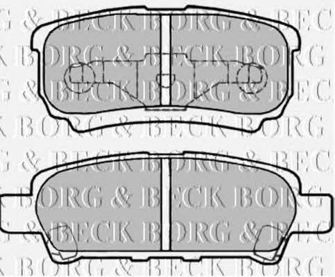 Borg & beck BBP2003 Brake Pad Set, disc brake BBP2003