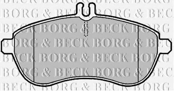 Borg & beck BBP2008 Brake Pad Set, disc brake BBP2008