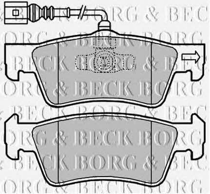 Borg & beck BBP2010 Brake Pad Set, disc brake BBP2010