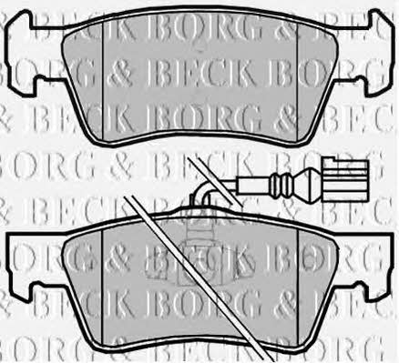 Borg & beck BBP2011 Brake Pad Set, disc brake BBP2011