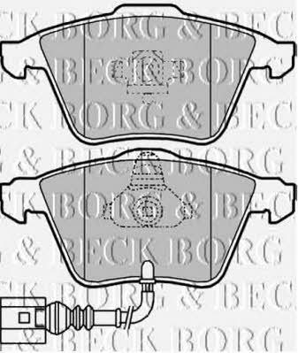 Borg & beck BBP2012 Brake Pad Set, disc brake BBP2012