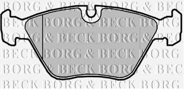 Borg & beck BBP2014 Brake Pad Set, disc brake BBP2014