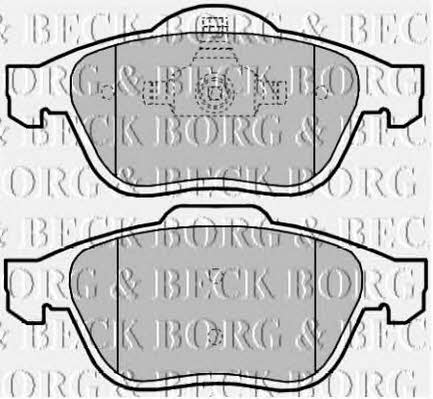 Borg & beck BBP2016 Brake Pad Set, disc brake BBP2016