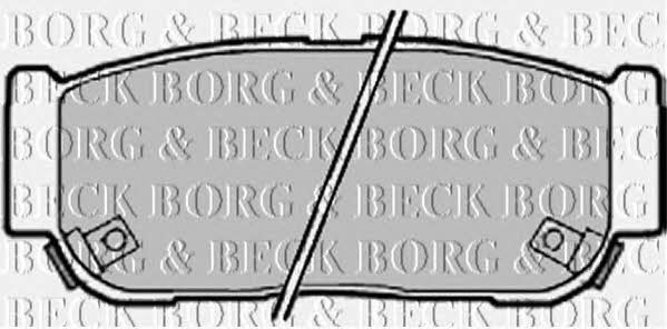 Borg & beck BBP2018 Brake Pad Set, disc brake BBP2018