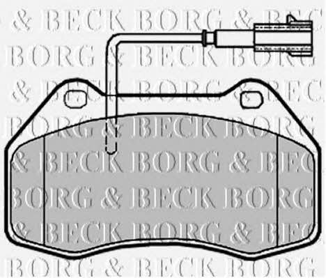 Borg & beck BBP2019 Brake Pad Set, disc brake BBP2019