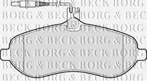 Borg & beck BBP2030 Brake Pad Set, disc brake BBP2030