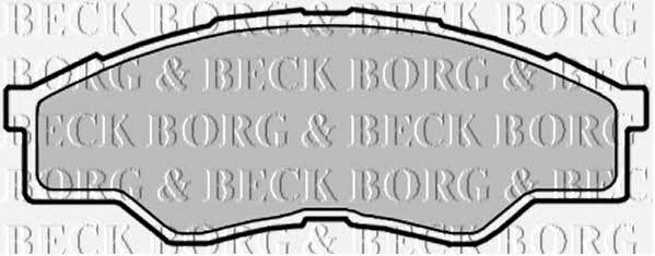 Borg & beck BBP2032 Brake Pad Set, disc brake BBP2032