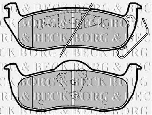 Borg & beck BBP2039 Brake Pad Set, disc brake BBP2039