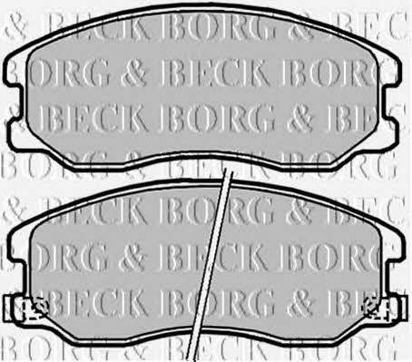 Borg & beck BBP2040 Brake Pad Set, disc brake BBP2040