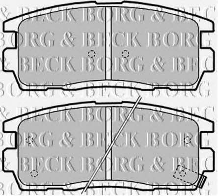 Borg & beck BBP2041 Brake Pad Set, disc brake BBP2041